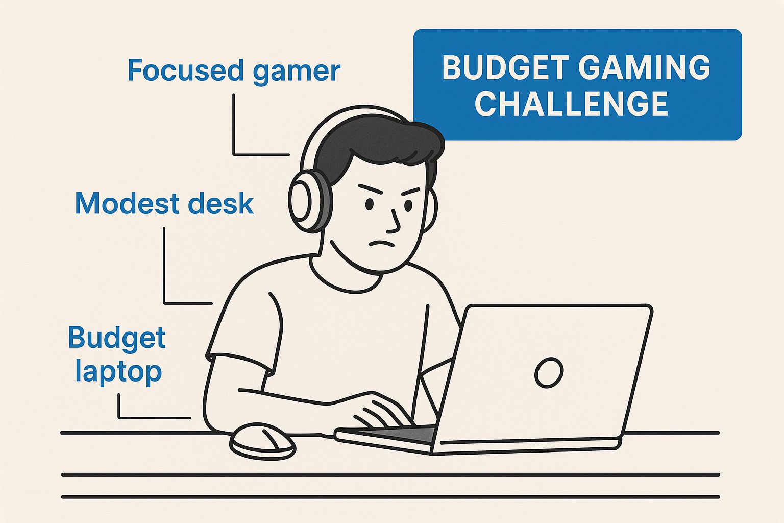 Infographic about best laptops for gaming under 50000