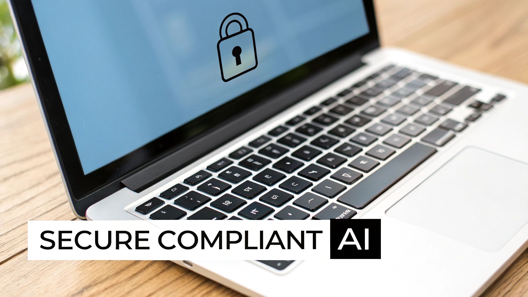 A digital illustration of a shield protecting a network of data points, symbolizing security and compliance.