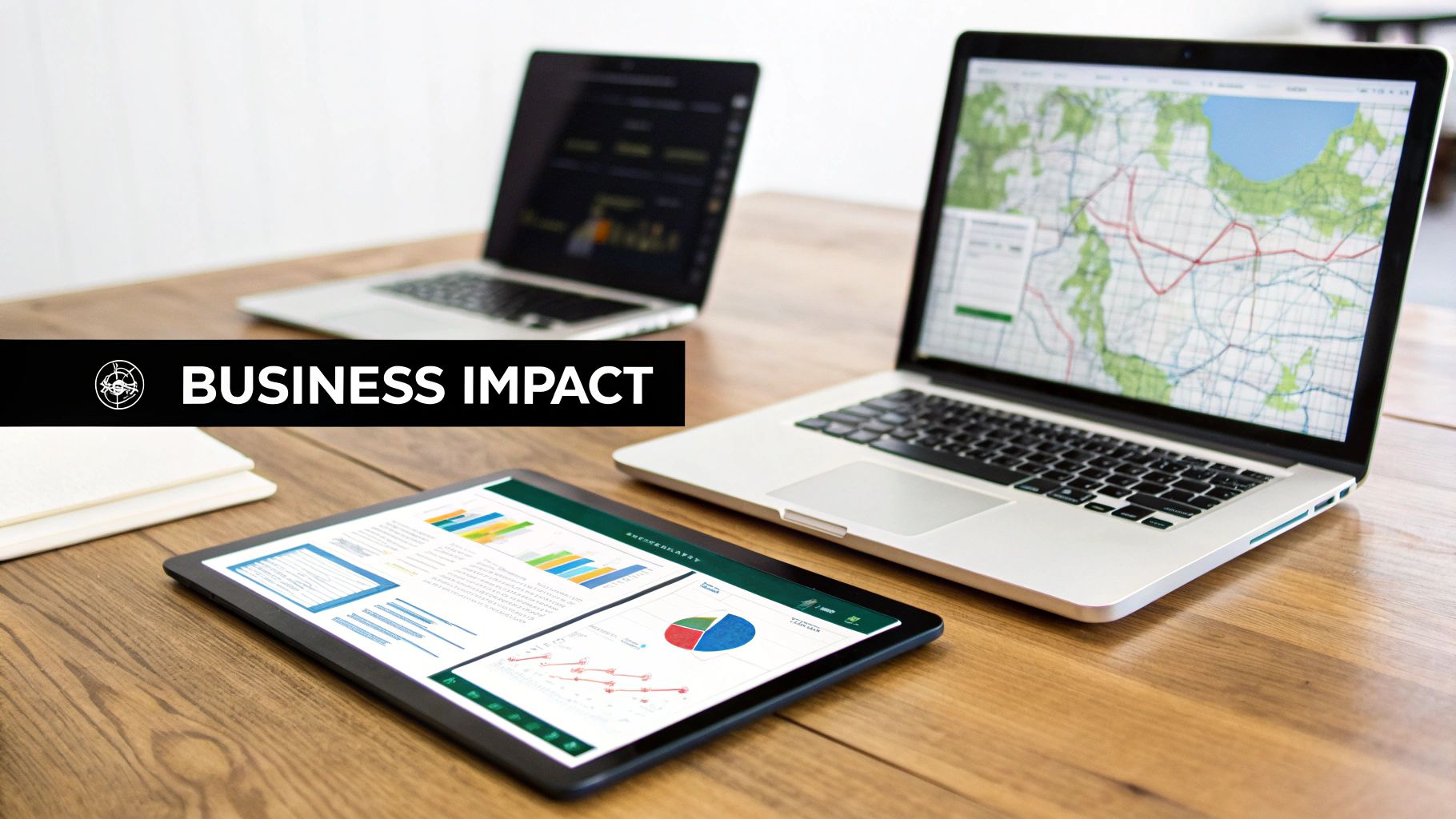 An engineer reviewing test automation results on a screen, representing the business impact of quality assurance.
