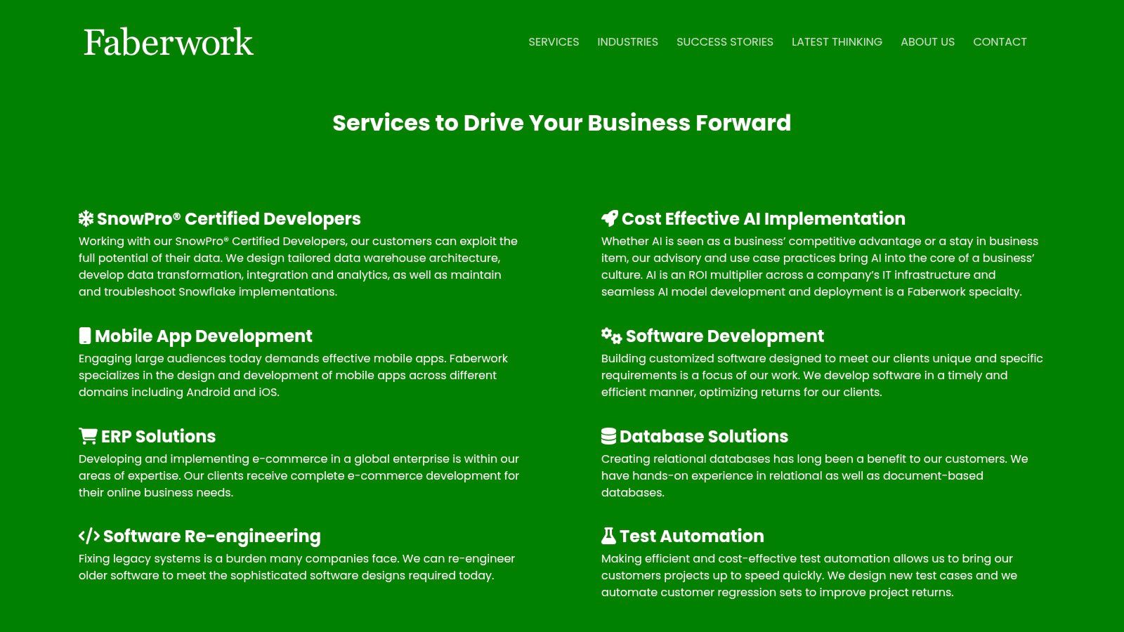 Our Services — Test Automation
