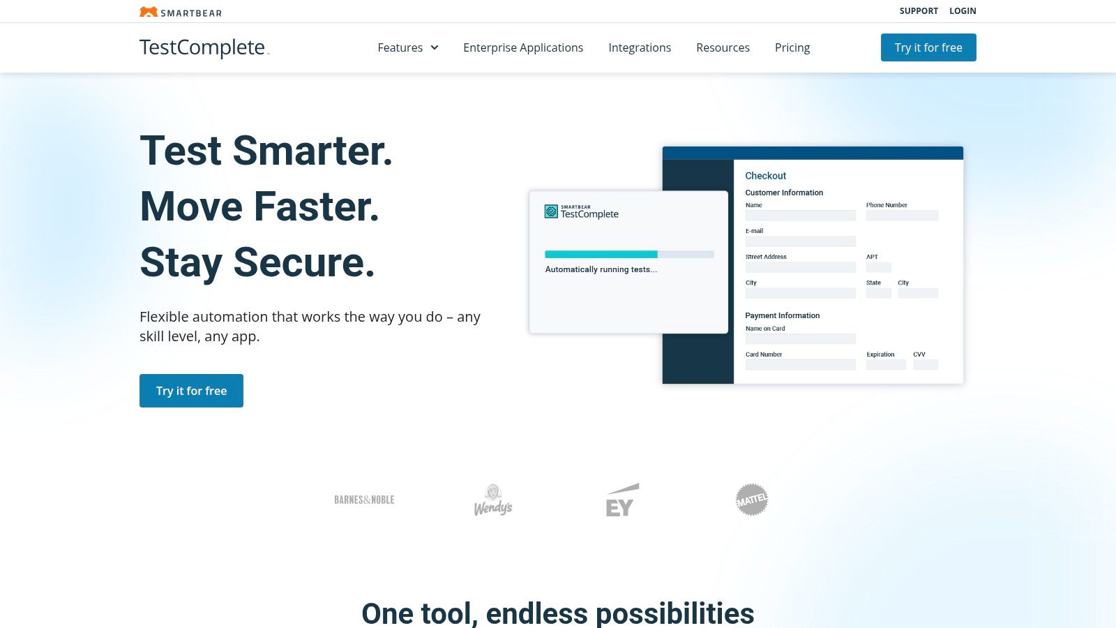 SmartBear TestComplete