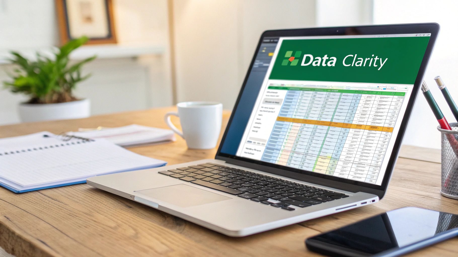 A desk with multiple spreadsheets, symbolizing the preparatory work needed before merging files.