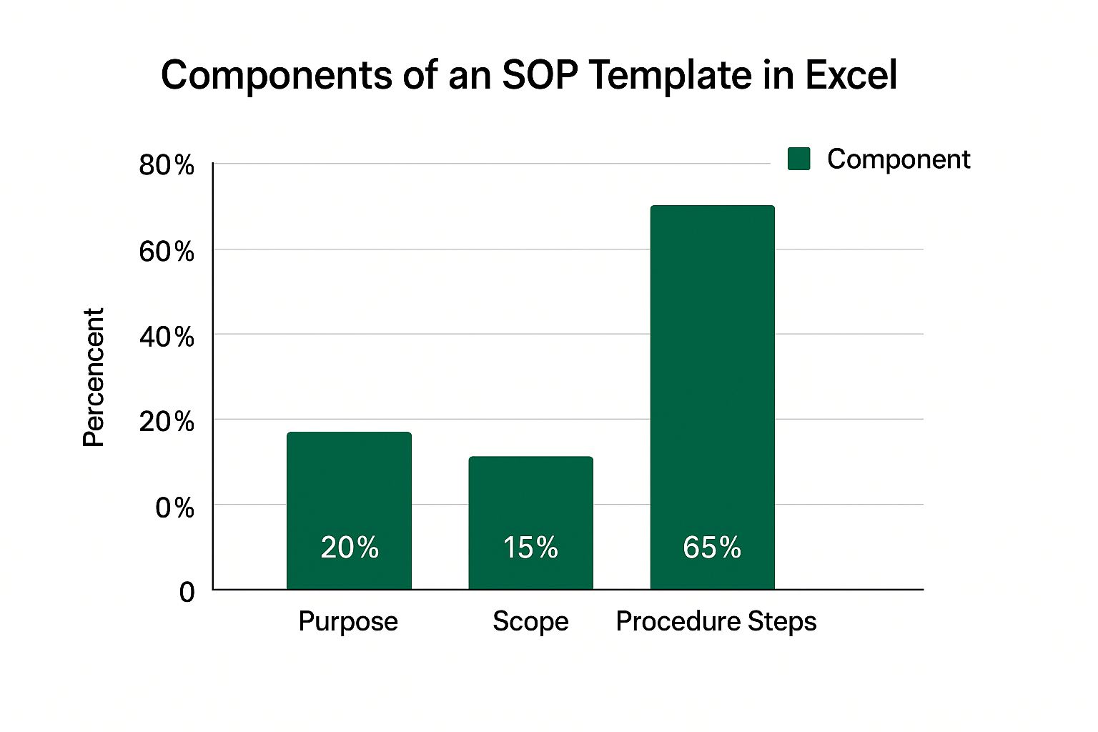 Infographic about standard operating procedure template excel