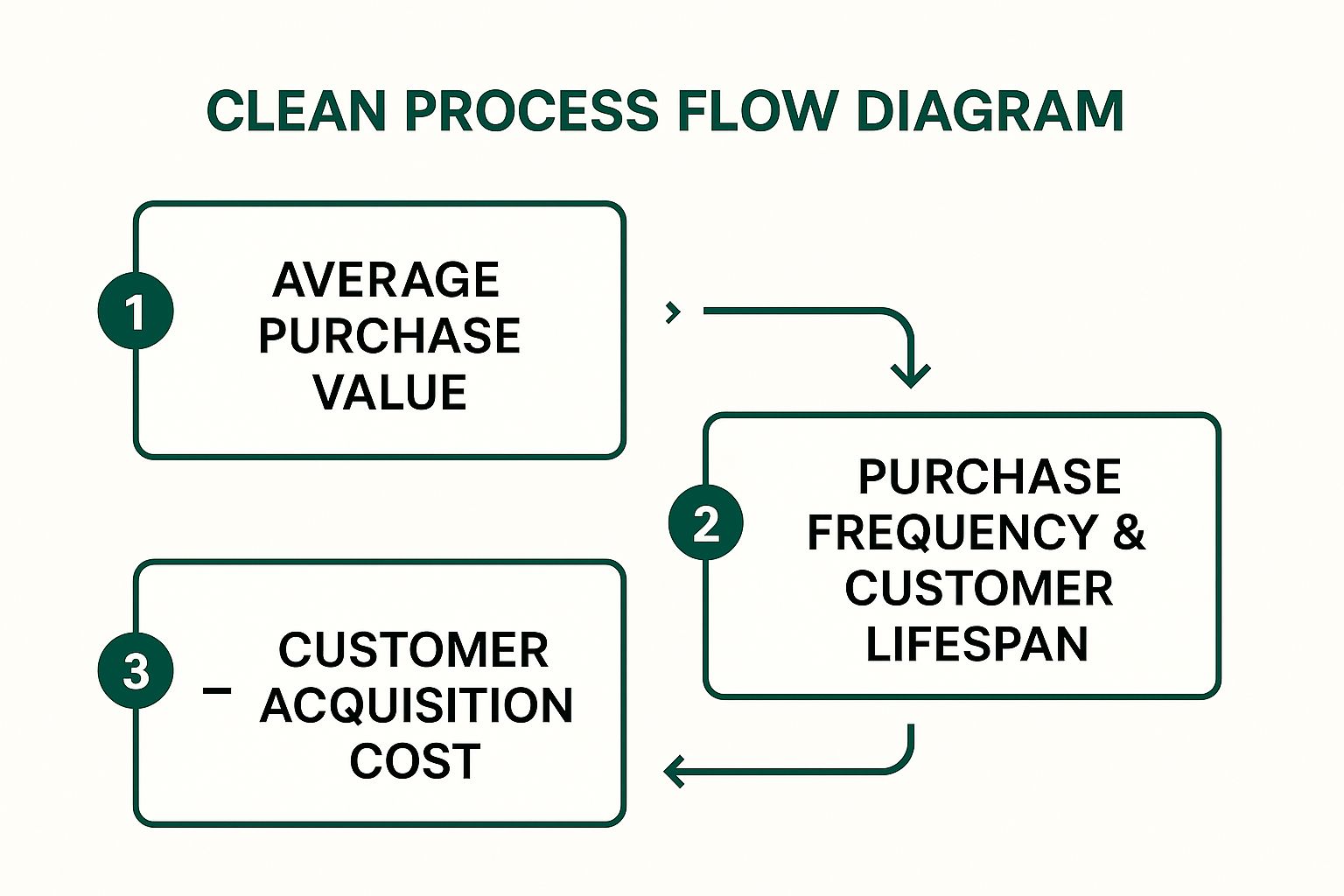 Infographic showing key data about Customer Lifetime Value (CLV)