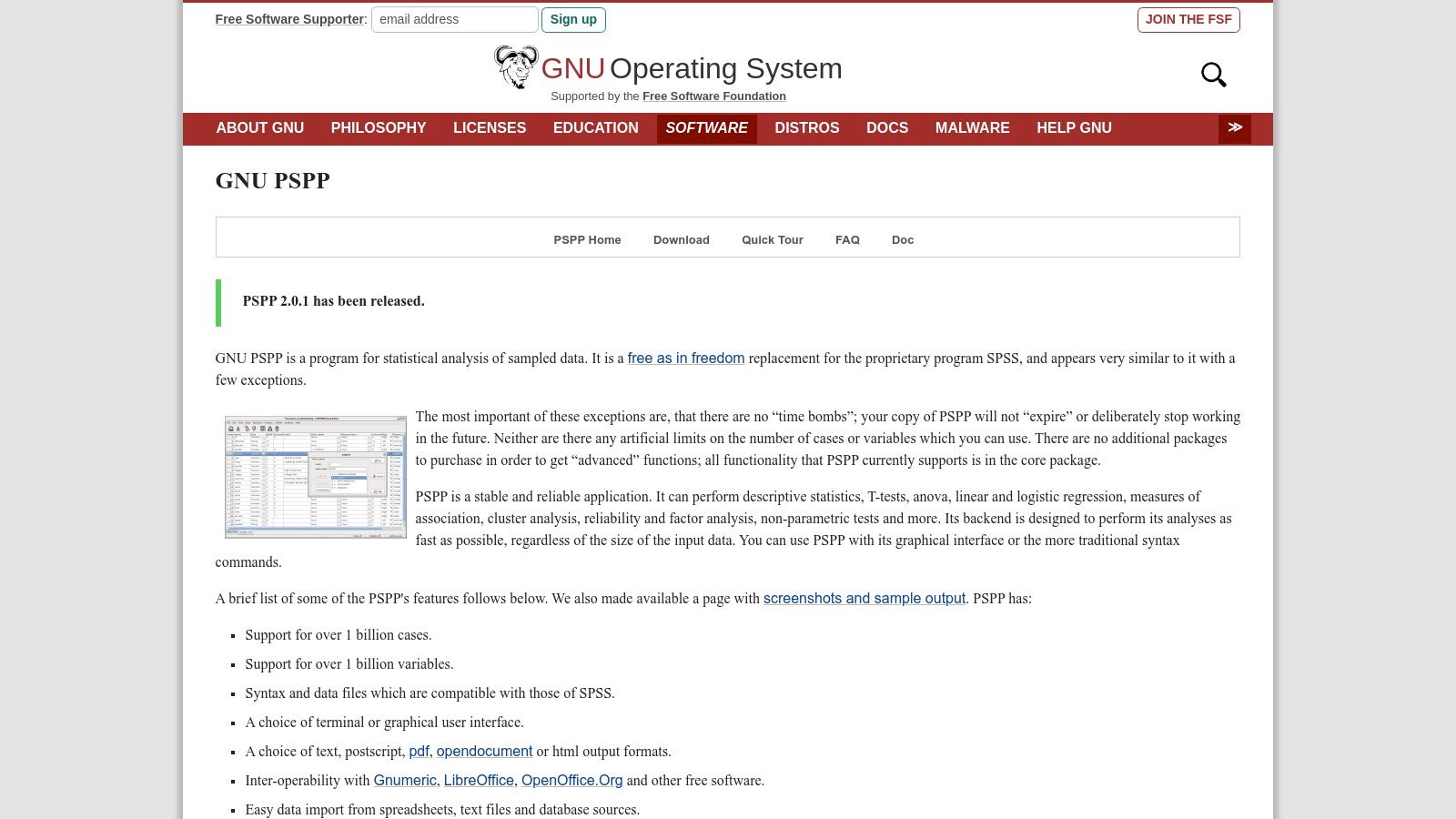 GNU PSPP
