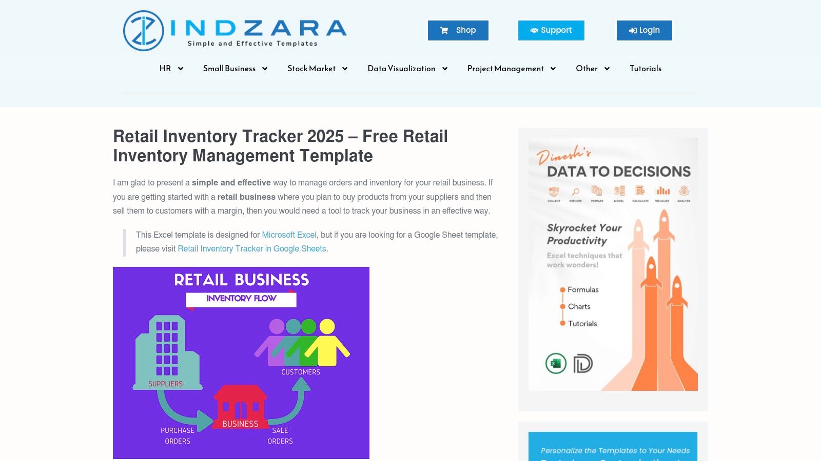 Retail Inventory Tracker by Indzara