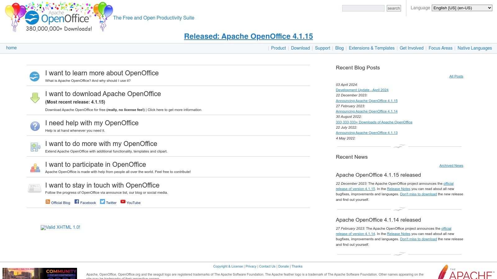 Apache OpenOffice Calc