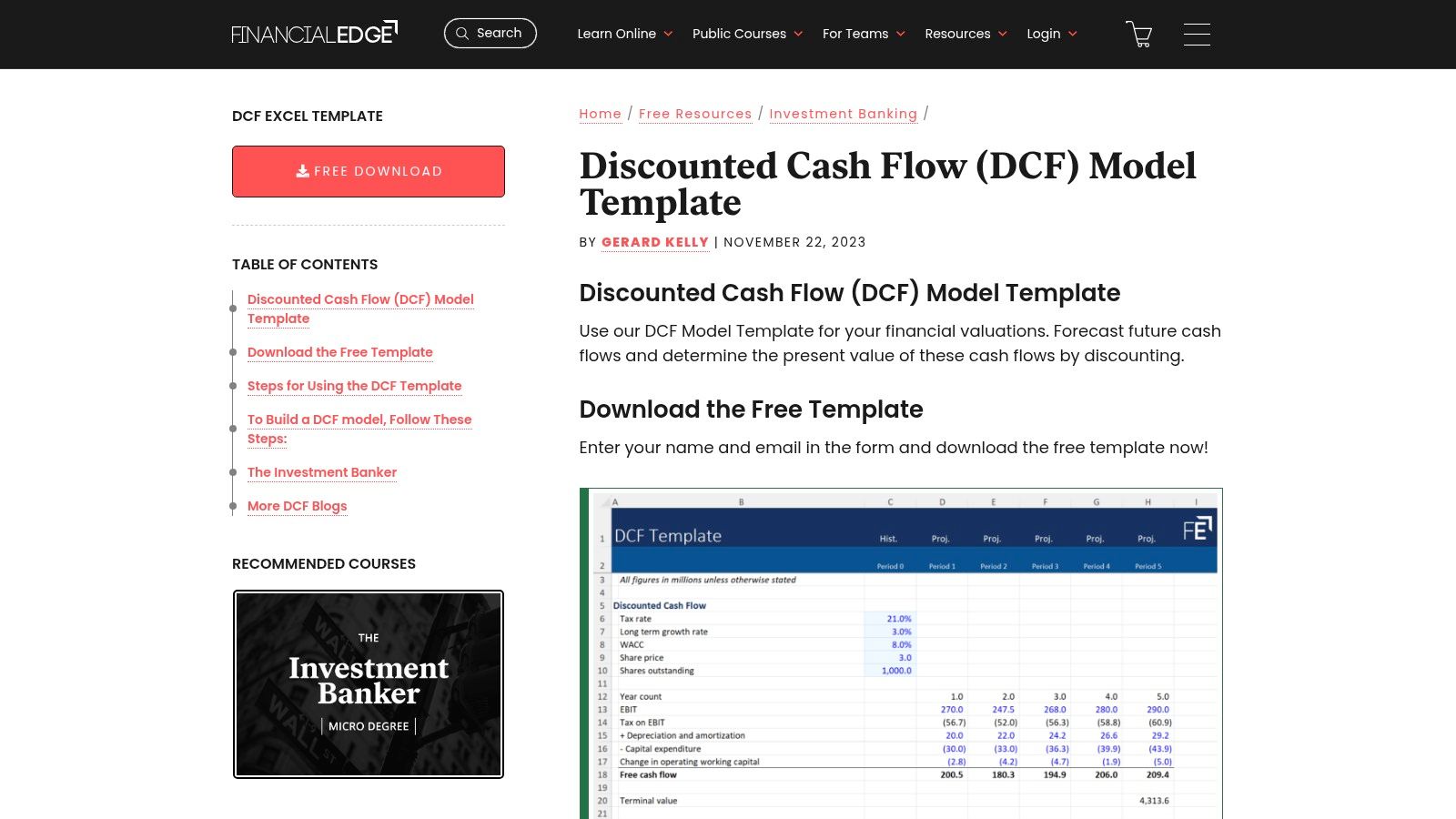 Financial Edge Training