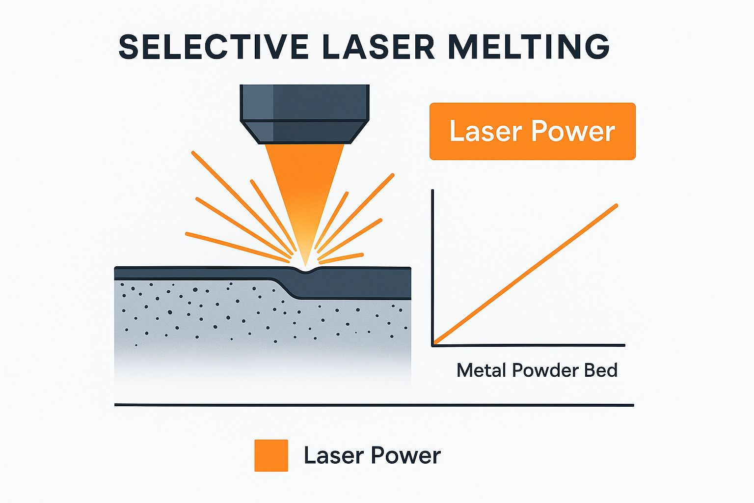 Laser parameters and scanning strategies