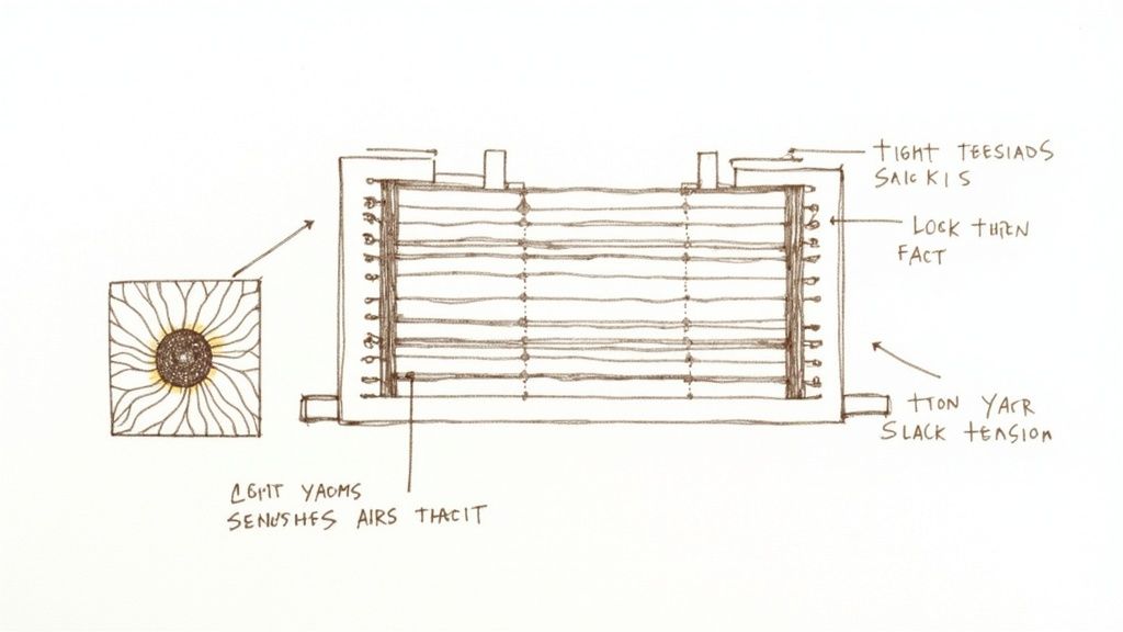 A close-up of a premium designer seersucker fabric, showing the detailed puckered texture.