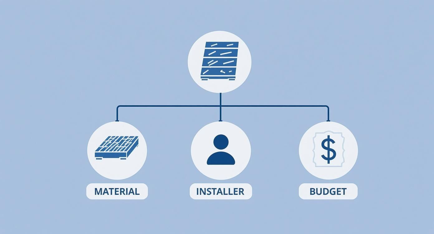 Infographic about professional floor installation
