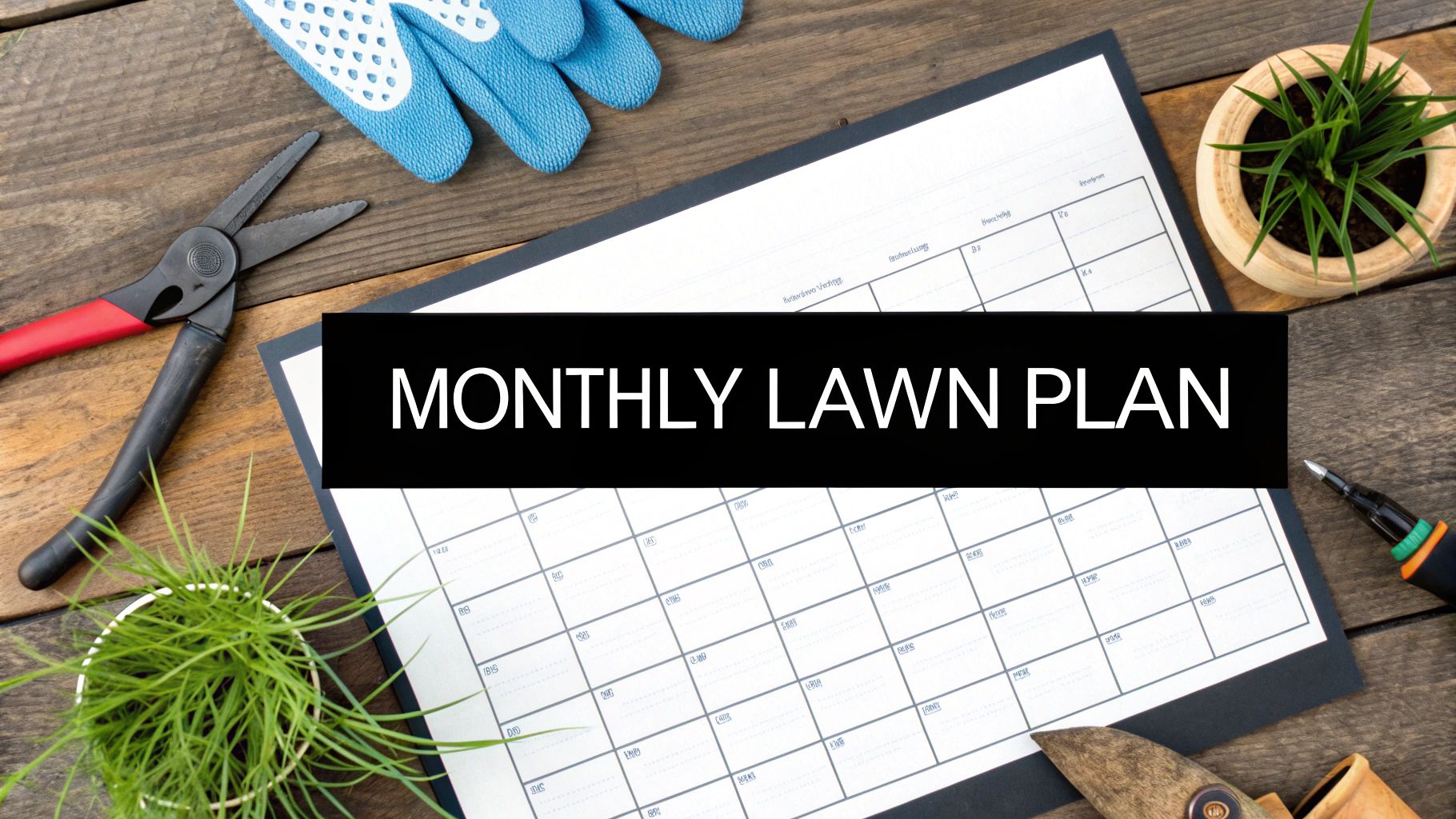A healthy green lawn with a house in the background, representing the goal of a North Georgia lawn care schedule.