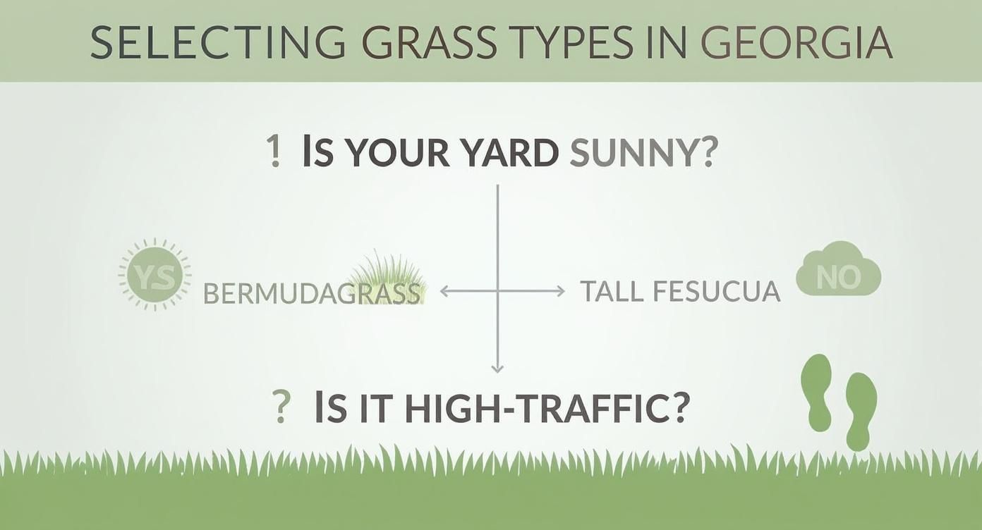 Finding the Best Grass Seed for Georgia Lawns