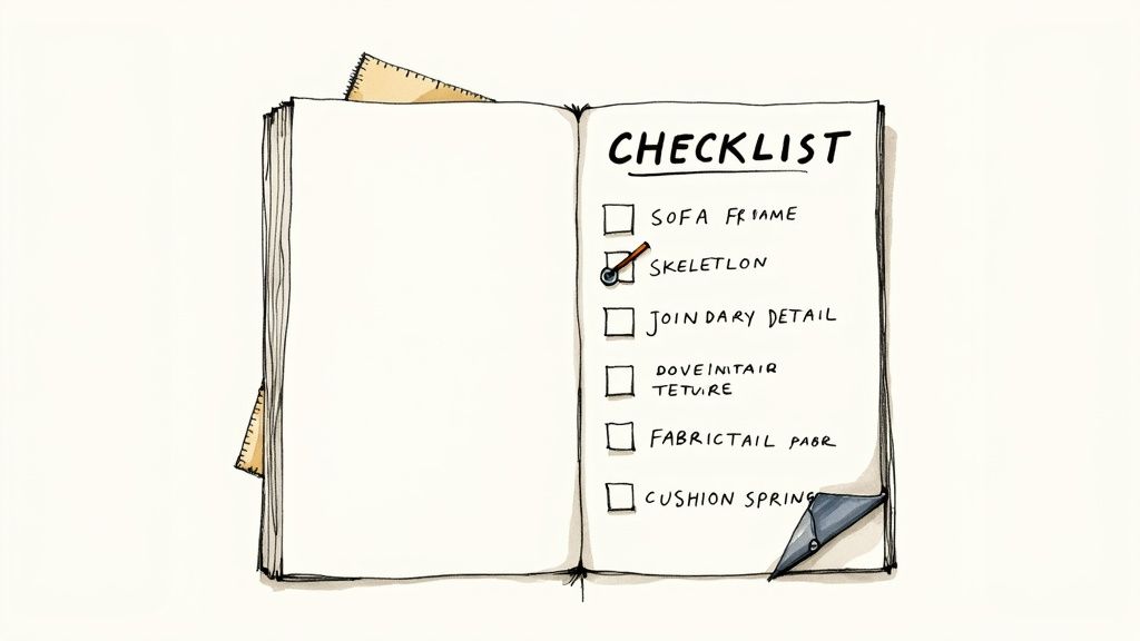 A well-lit room with stylish, high-quality consigned furniture.