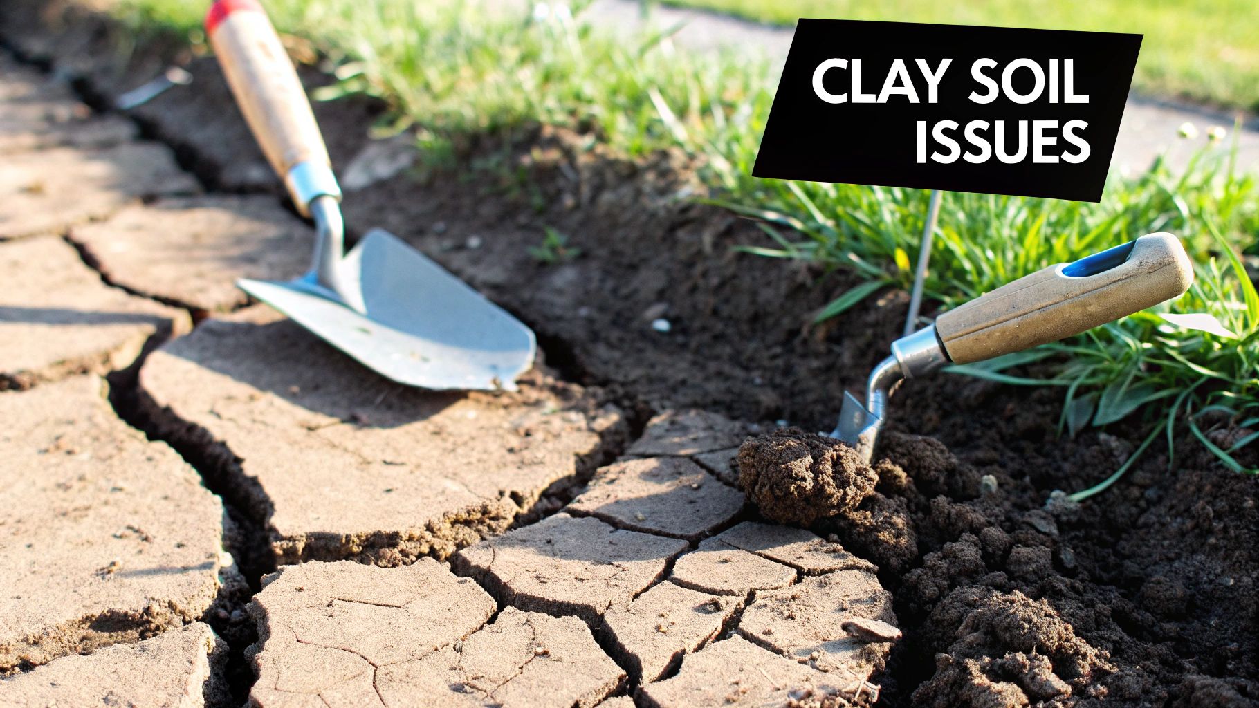 A core aerator pulling plugs of soil from a dense, clay-based lawn in North Georgia.