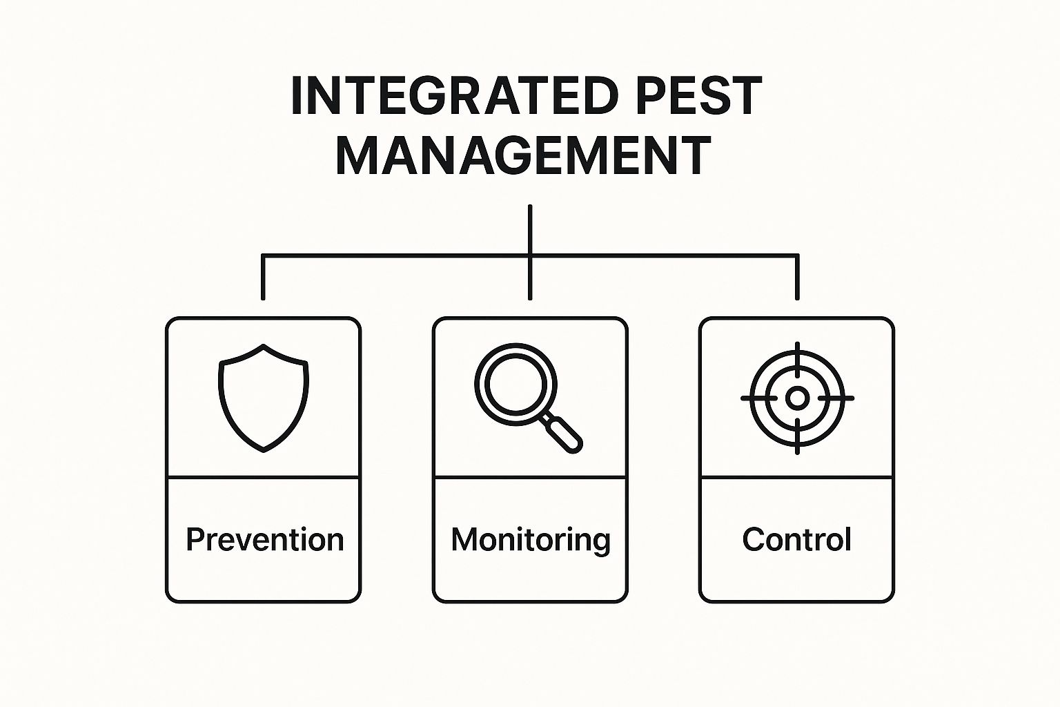 Infographic about what is integrated pest management