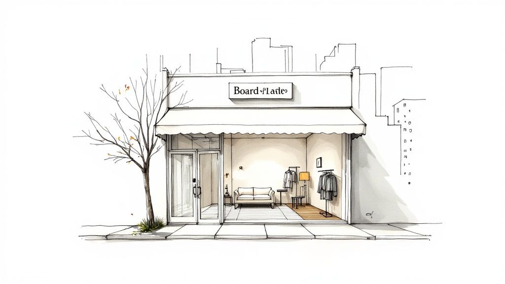 An inviting, well-lit showroom displaying high-end consigned furniture and decor in Roswell.