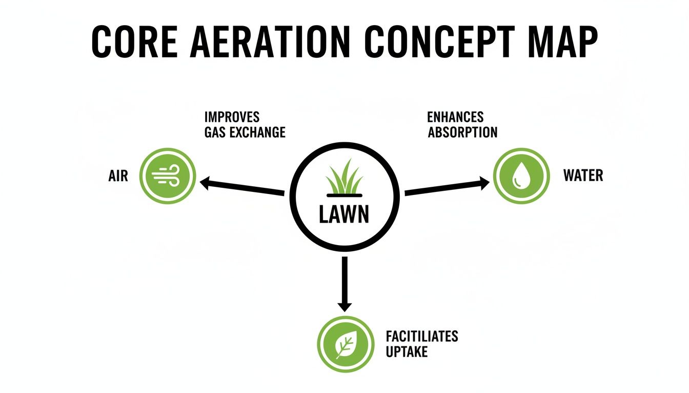 What Is Core aeration and Why Your Cumming, GA Lawn Needs It