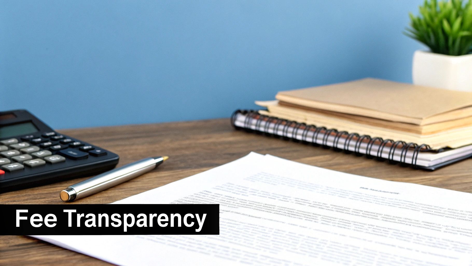 What is your fee structure and what exactly does it cover?