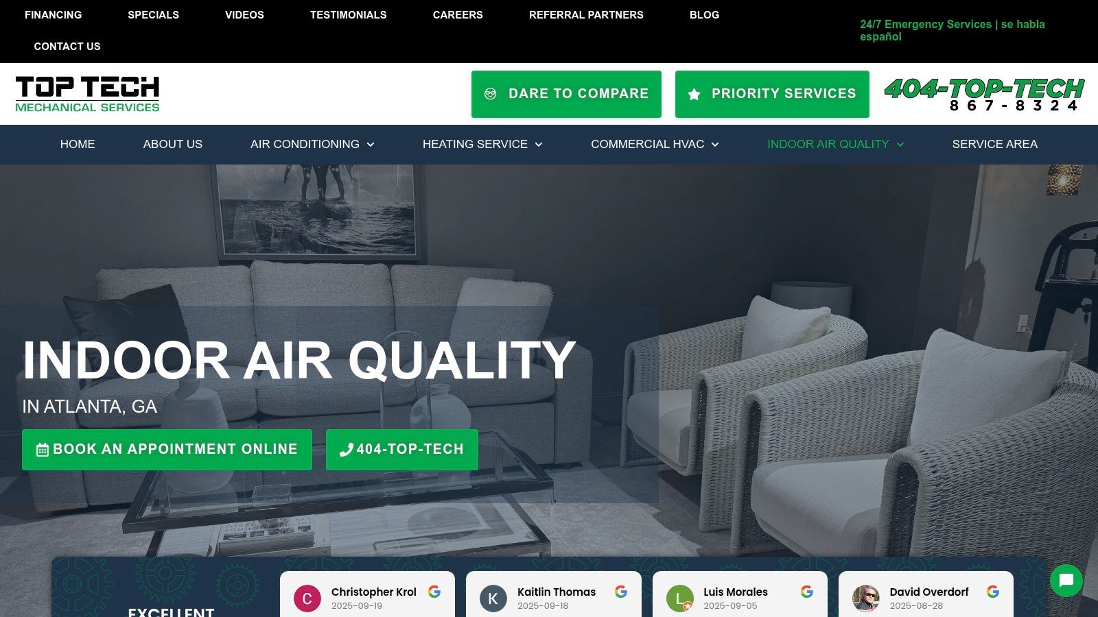 Indoor Air Quality Experts – Kennesaw, GA