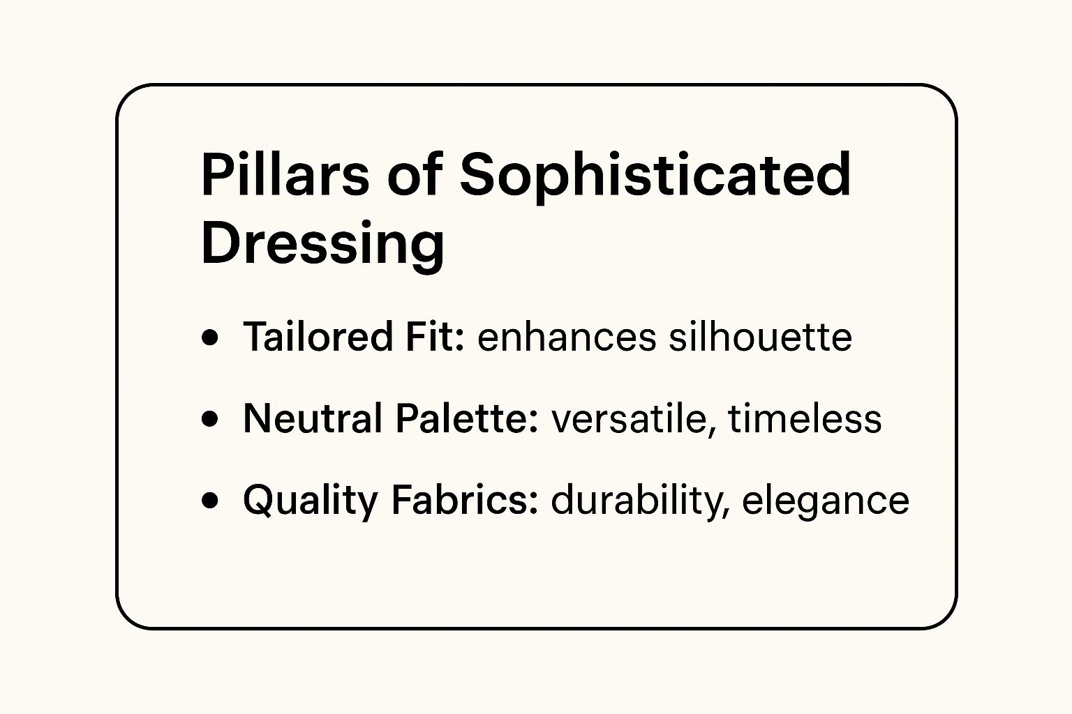 How to Dress More Sophisticated Your Essential Guide, theFeinheit