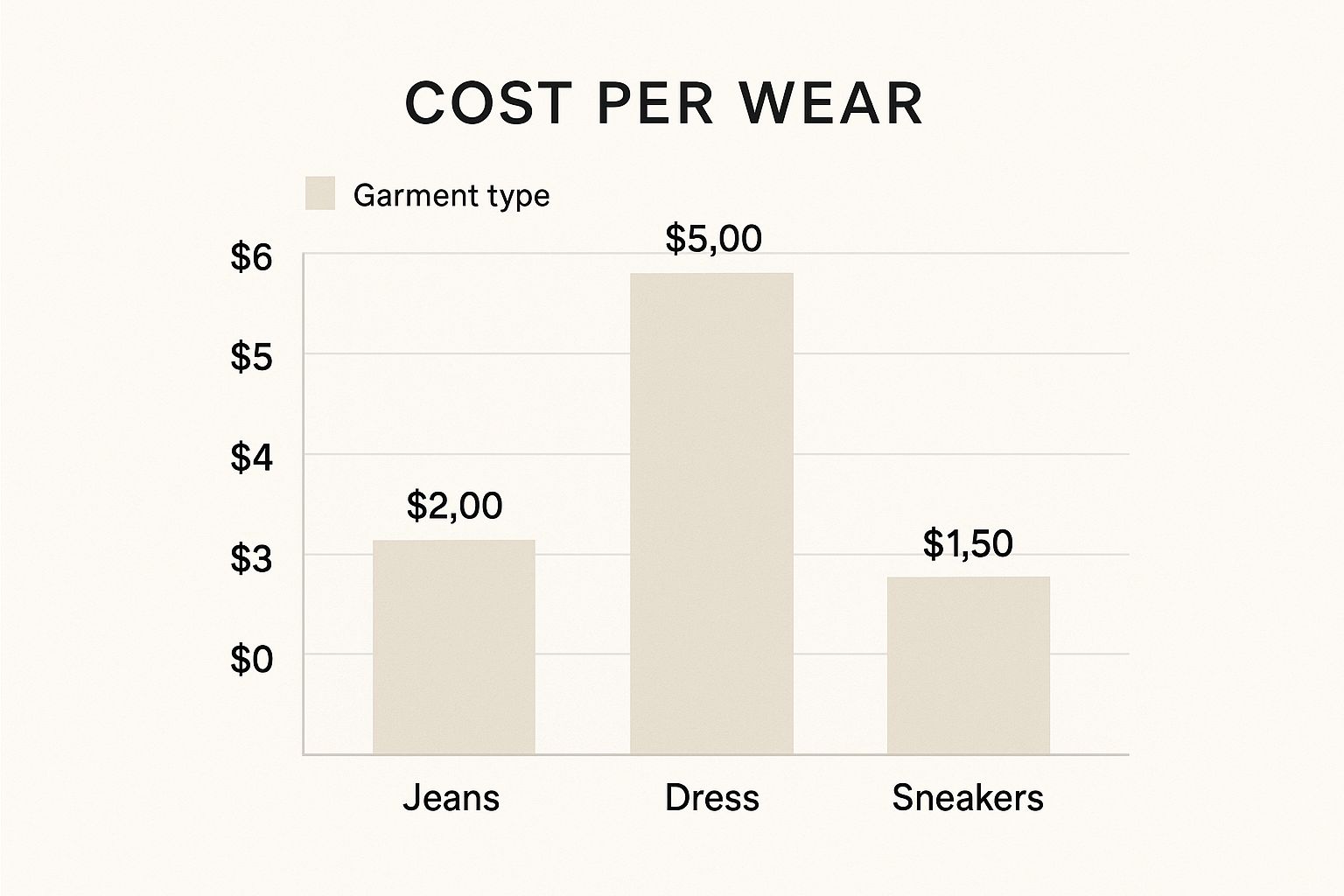 How to Use a Cost Per Wear Calculator for Smarter Shopping, theFeinheit