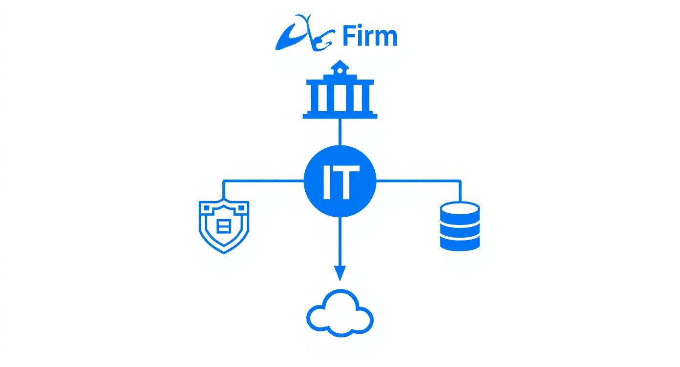 Infographic about managed it services for accounting firms