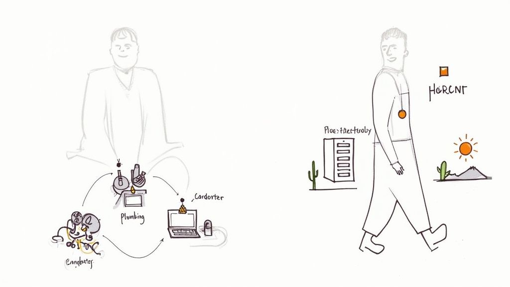 Skyscrapers in downtown Phoenix, symbolizing the city's growing business hub.