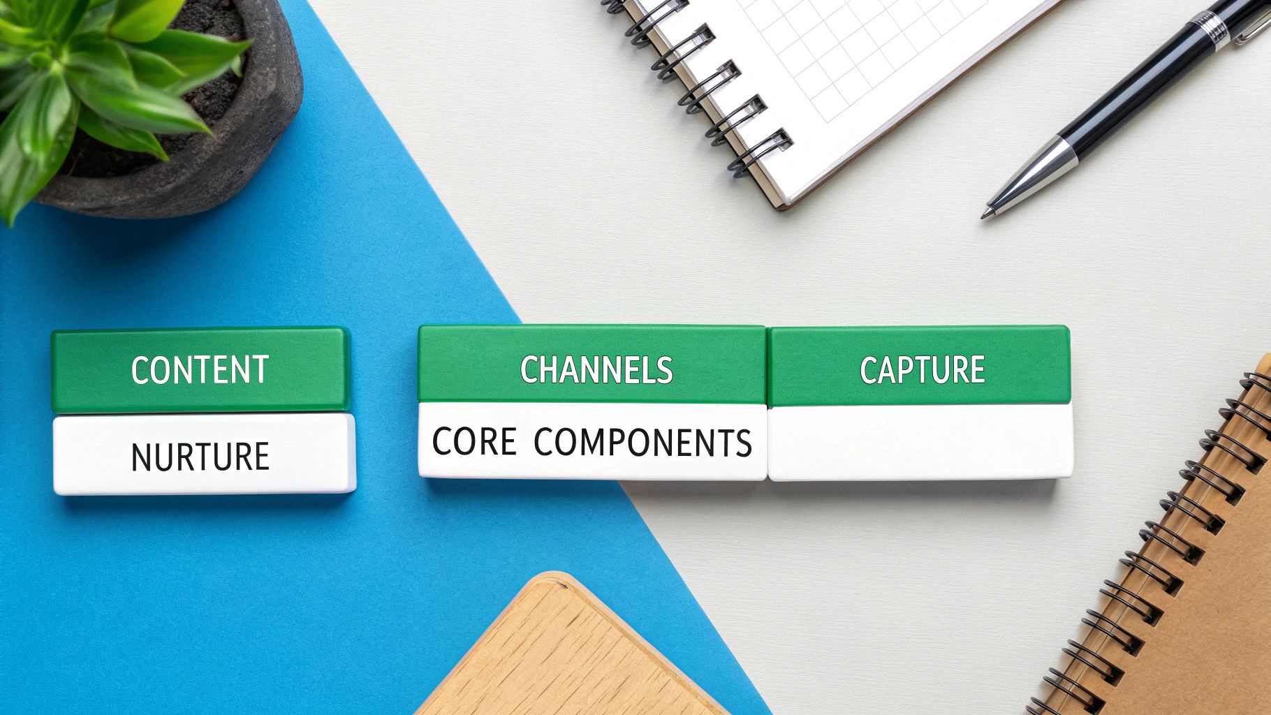 A team collaborating on a marketing campaign strategy