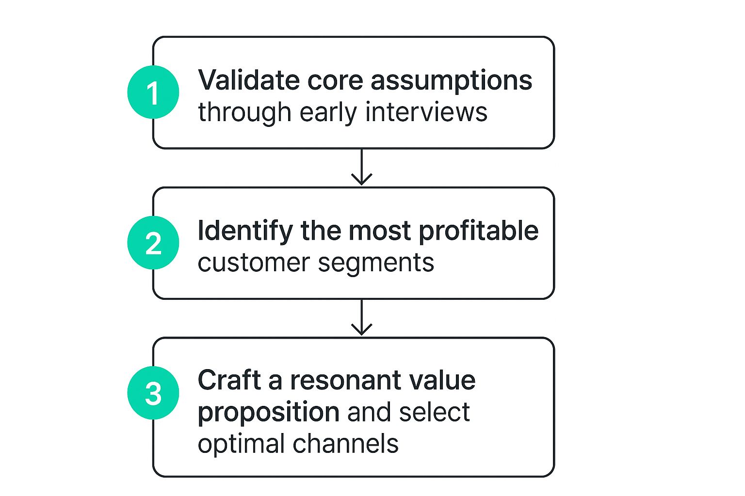 Infographic about what is customer discovery