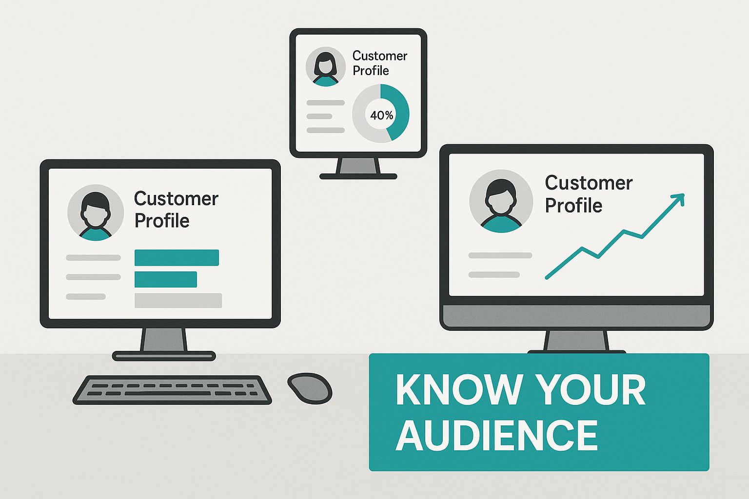 Infographic about how to find customers online