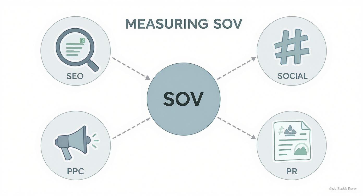Infographic about share of voice marketing