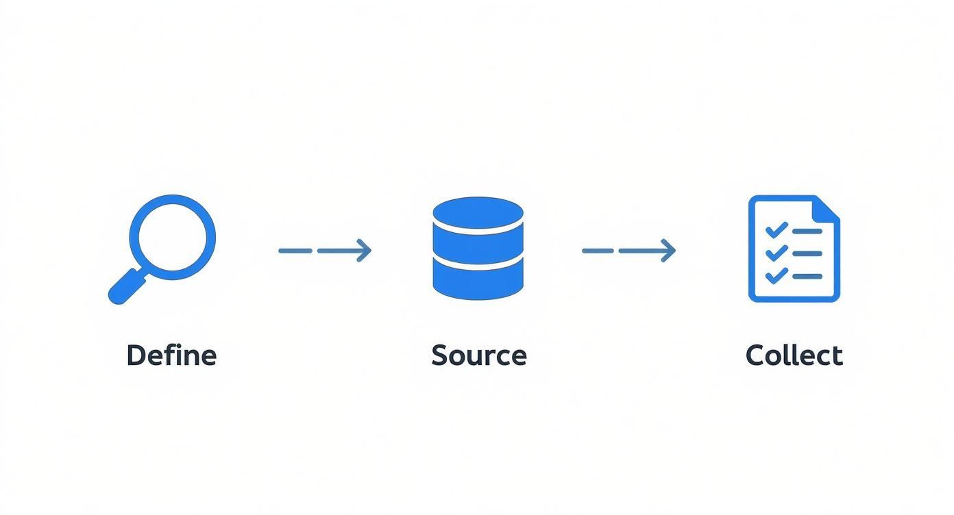 Infographic about calculating share of voice