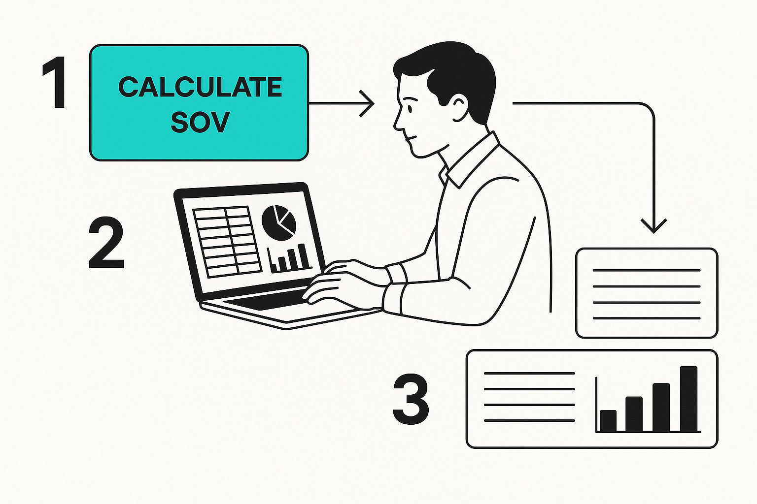 Infographic about calculate share of voice