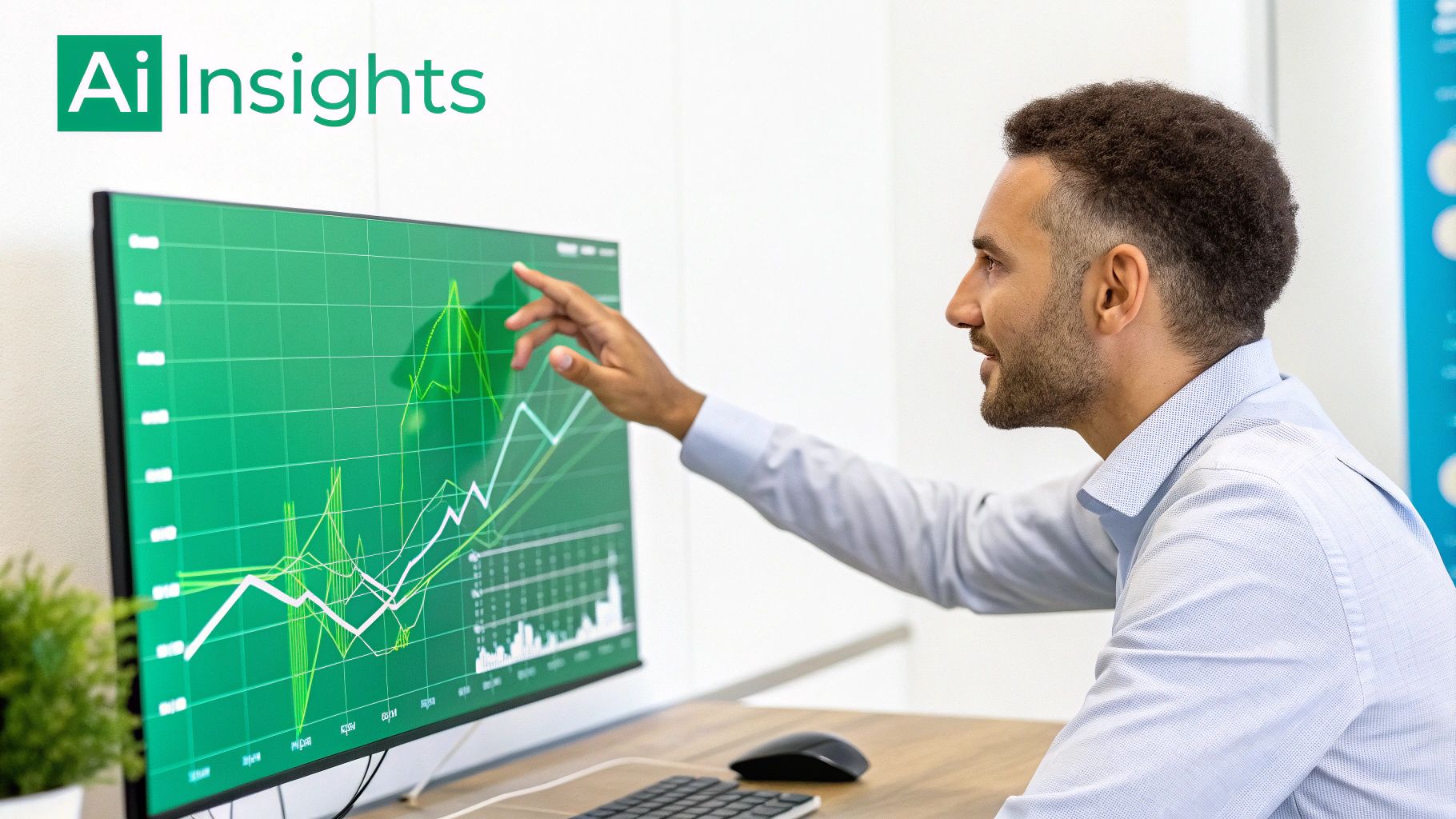 An abstract image of a brain made of digital connections, symbolizing AI's role in processing social media data.