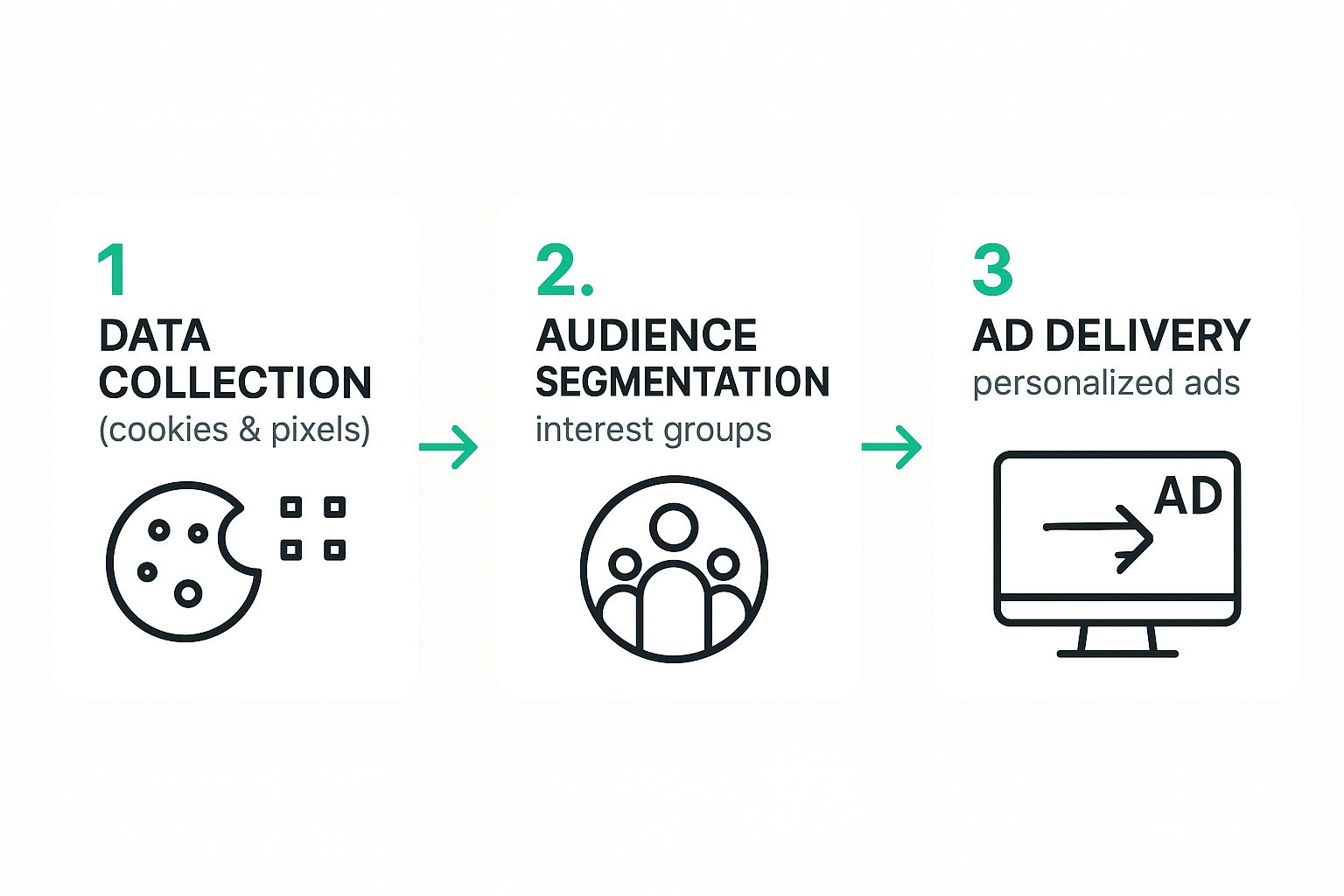 Infographic about what is behavioral targeting