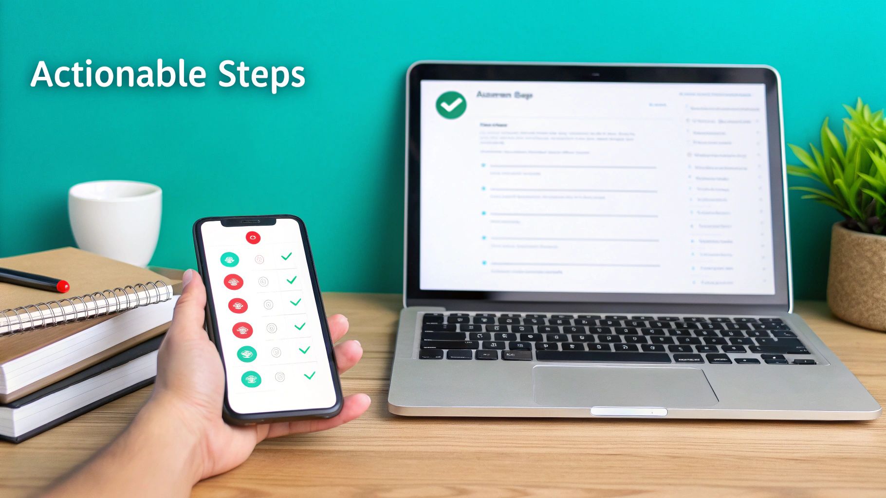 Person managing their digital reputation on a laptop