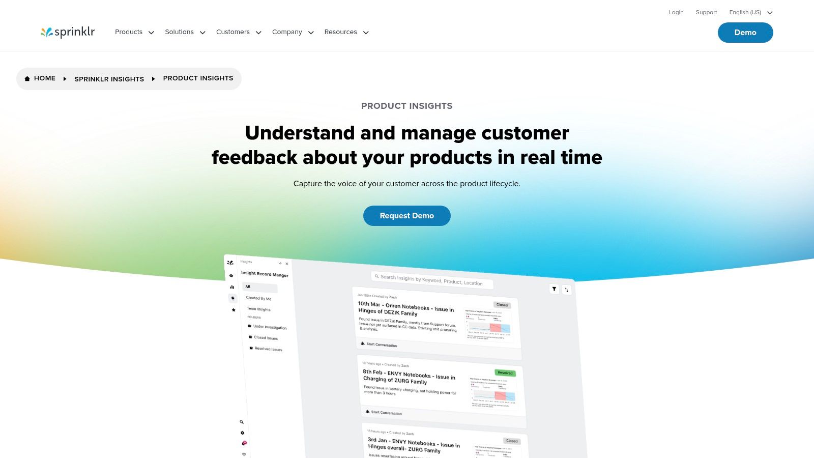 Sprinklr (Insights/Consumer Intelligence and Social)