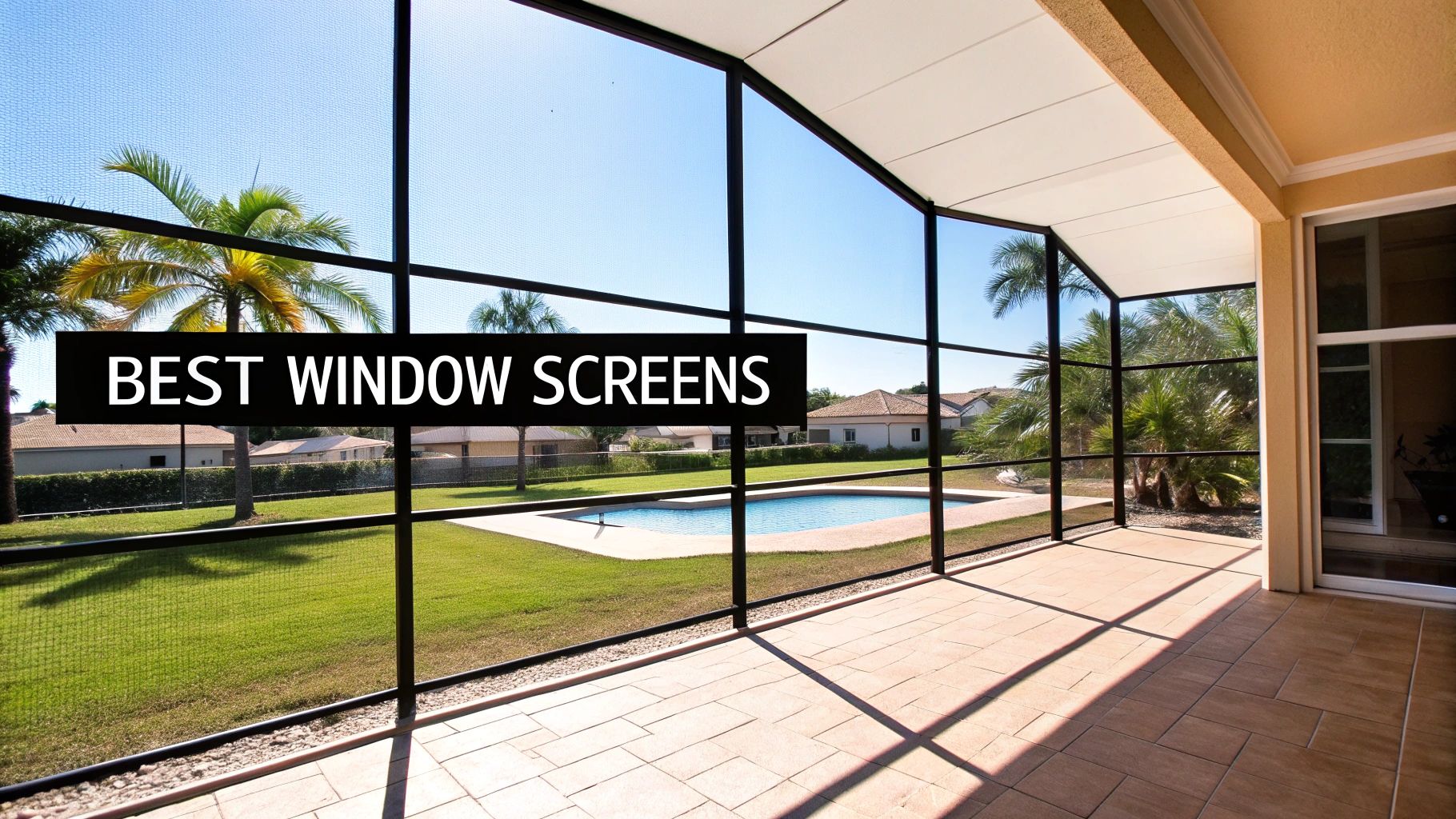 Finding The Best Window Screens For Your Florida Home - Rescreen Rescue