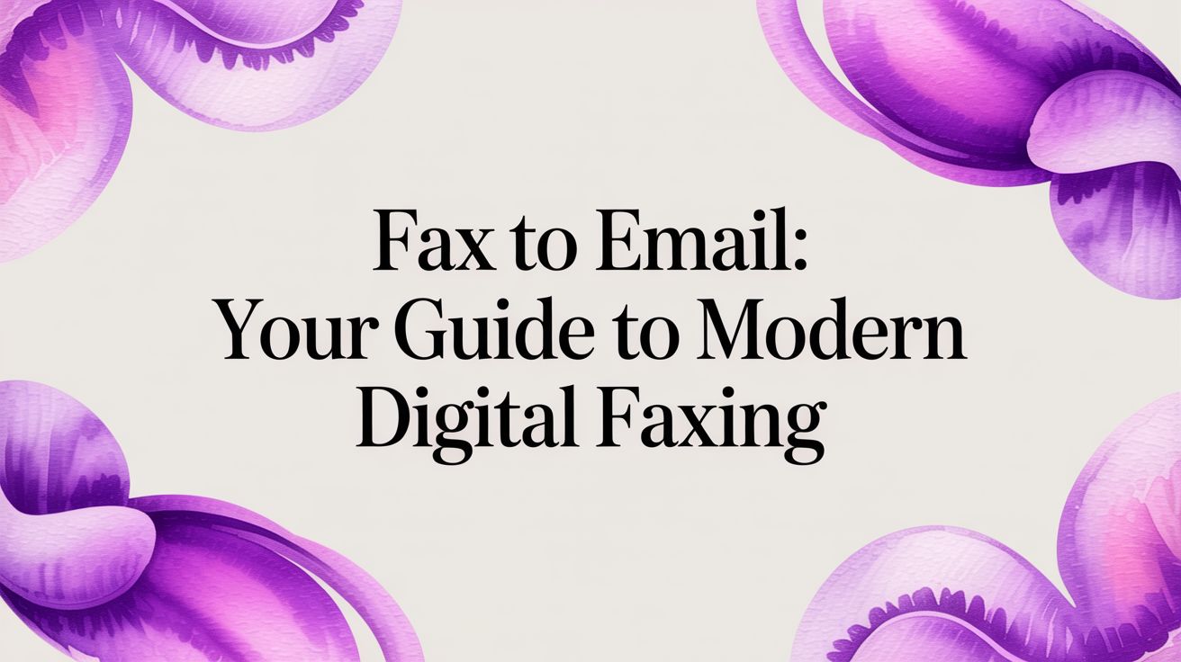 Fax to Email: Your Guide to Modern Digital Faxing