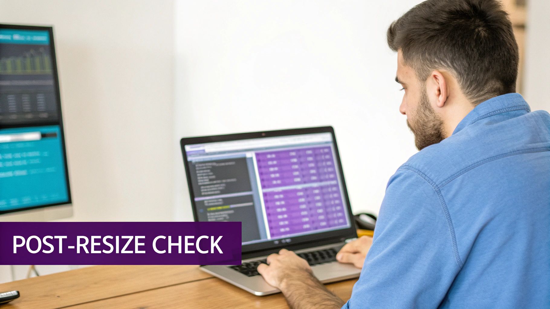 A bearded man in a blue shirt works ></p>
<p>Even with careful preparation, issues can arise. The most common problem is a loss of network connectivity, often caused by a missing <strong>Elastic Network Adapter (ENA)</strong> driver when moving to a modern instance family. Another potential issue is a boot failure, which can happen if an older OS is incompatible with newer, Nitro-based hardware. Software licenses tied to a specific hardware ID can also cause complications. If you encounter an issue, remember that any further changes require a clean shutdown first, as detailed in our <a href=