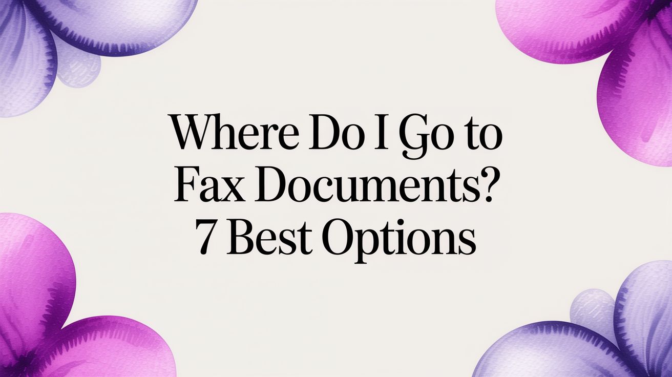 Where Do I Go to Fax Documents? 7 Best Options