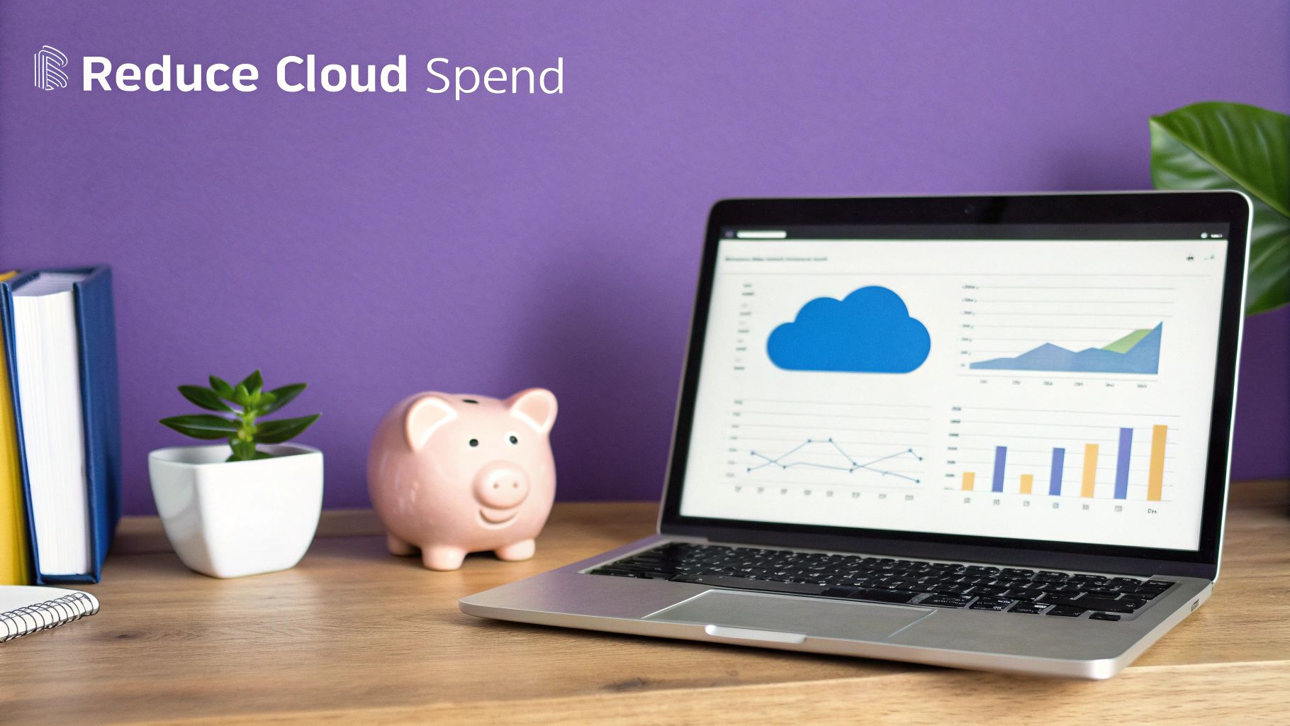 A laptop displaying cloud spend analytics next to a piggy bank and books ></p>
<p>The savings here aren't trivial. Let's look at a practical example. A non-production fleet of 100 <code>m5.large</code> On-Demand instances running 24/7 costs about <strong>$6,912 per month</strong>. Now, what happens if you schedule them to run only during a 10-hour workday, five days a week? You cut their runtime from 720 hours down to roughly 220 hours a month. That simple change drops the monthly cost to around <strong>$2,073</strong>—a massive <strong>70% reduction</strong>. This is a key part of any solid <a href=