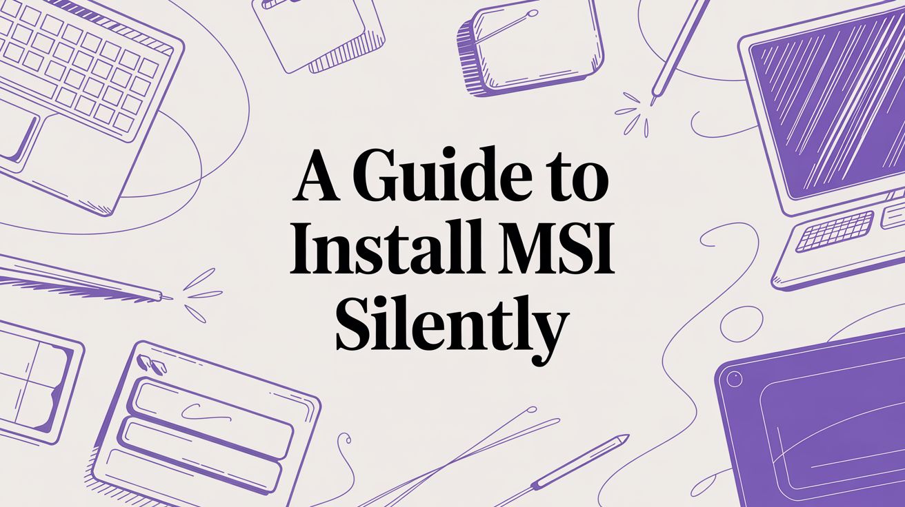 A Guide to Install MSI Silently