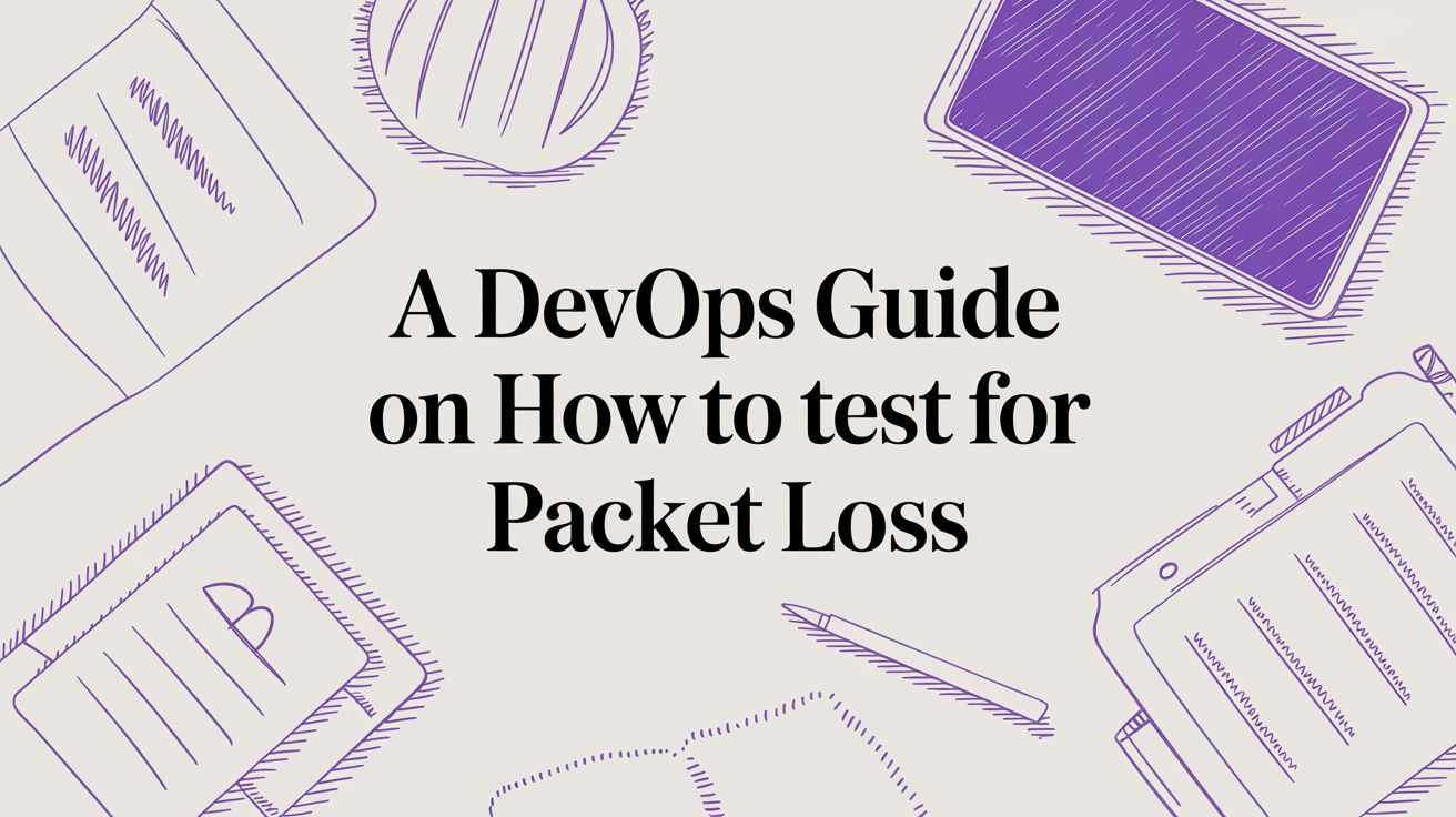 A DevOps Guide >
<p>Packet loss is a simple concept: you send some data, but not all of it arrives. In a cloud environment, this seemingly small issue can lead to sluggish applications, failed database queries, and significant performance degradation. Testing for it usually means firing up network tools like <code>ping</code>, <code>traceroute</code>, or <code>mtr</code> to send a stream of packets and see what percentage gets dropped along the way. These commands are excellent for getting a quick snapshot of network health and figuring out where on the network path things might be going wrong. However, truly understanding how to test for packet loss requires moving beyond simple checks and adopting a more systematic approach to diagnostics and monitoring.</p>
<p>Facing unpredictable cloud costs and performance issues? Server Scheduler can help you automate start/stop schedules for EC2 and RDS, cutting waste by up to <strong>70%</strong>. <a href=