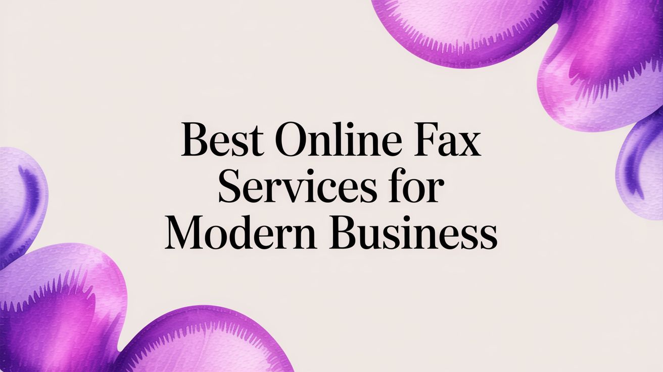 Best Online Fax Services for Modern Business