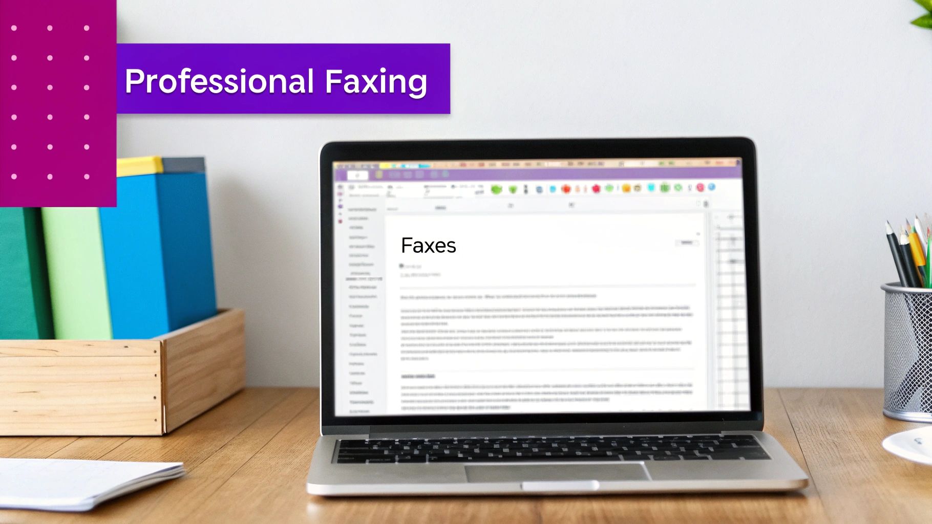 A professional setting with a person carefully reviewing a document on a computer screen before sending, representing best practices.