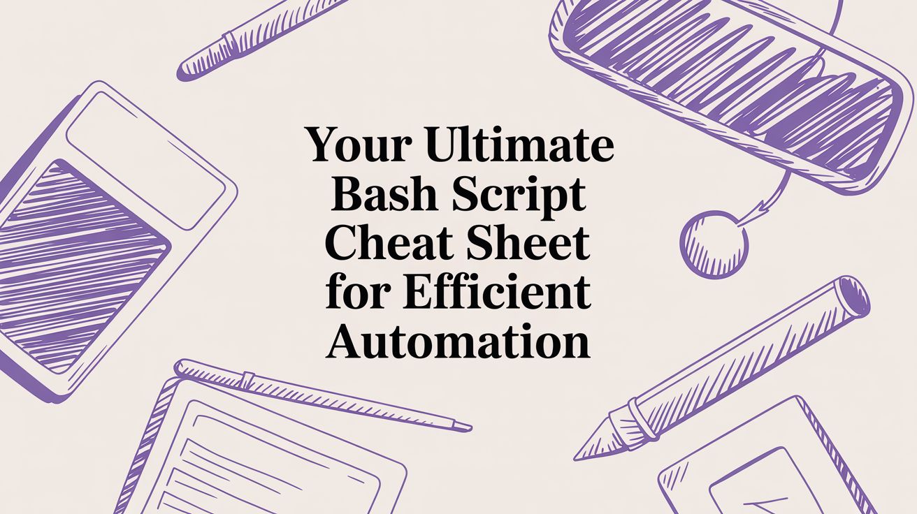 Your Ultimate Bash Script Cheat Sheet for Efficient Automation
