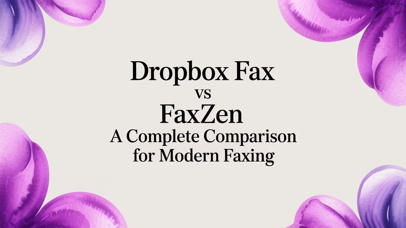 Dropbox Fax vs FaxZen: A Complete Comparison for Modern Faxing