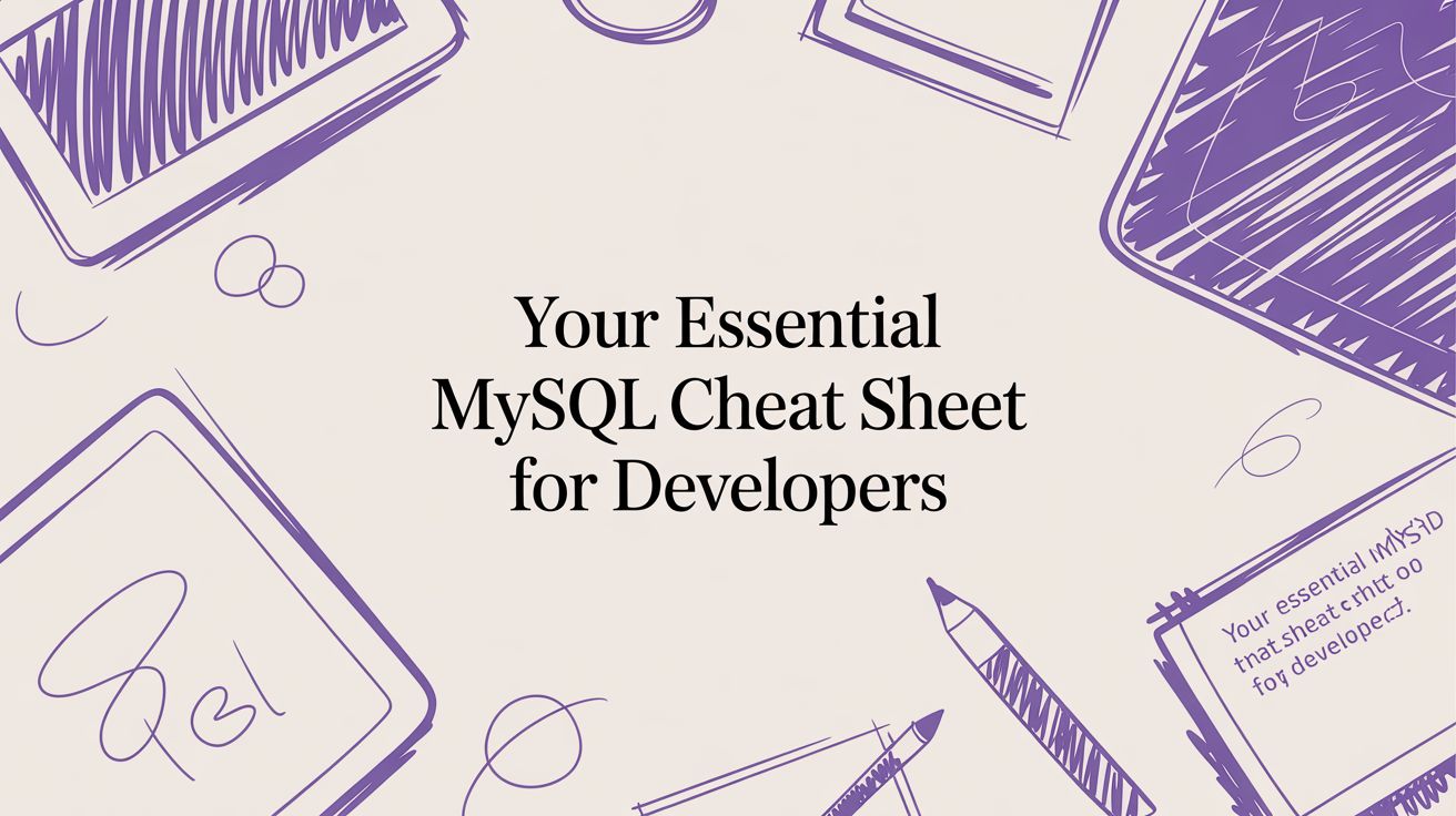 Your Essential MySQL Cheat Sheet for Developers